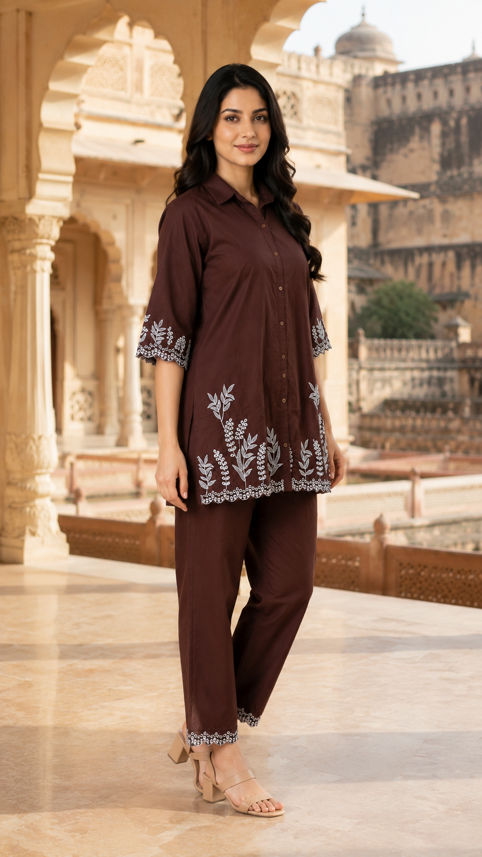 Chocolate Brown Coord Set