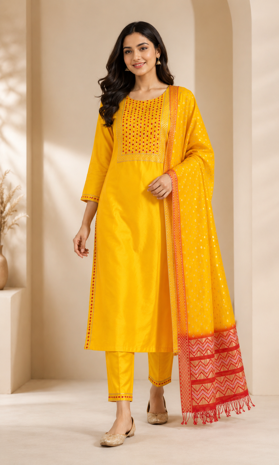 Yellow Haseen Suit Set