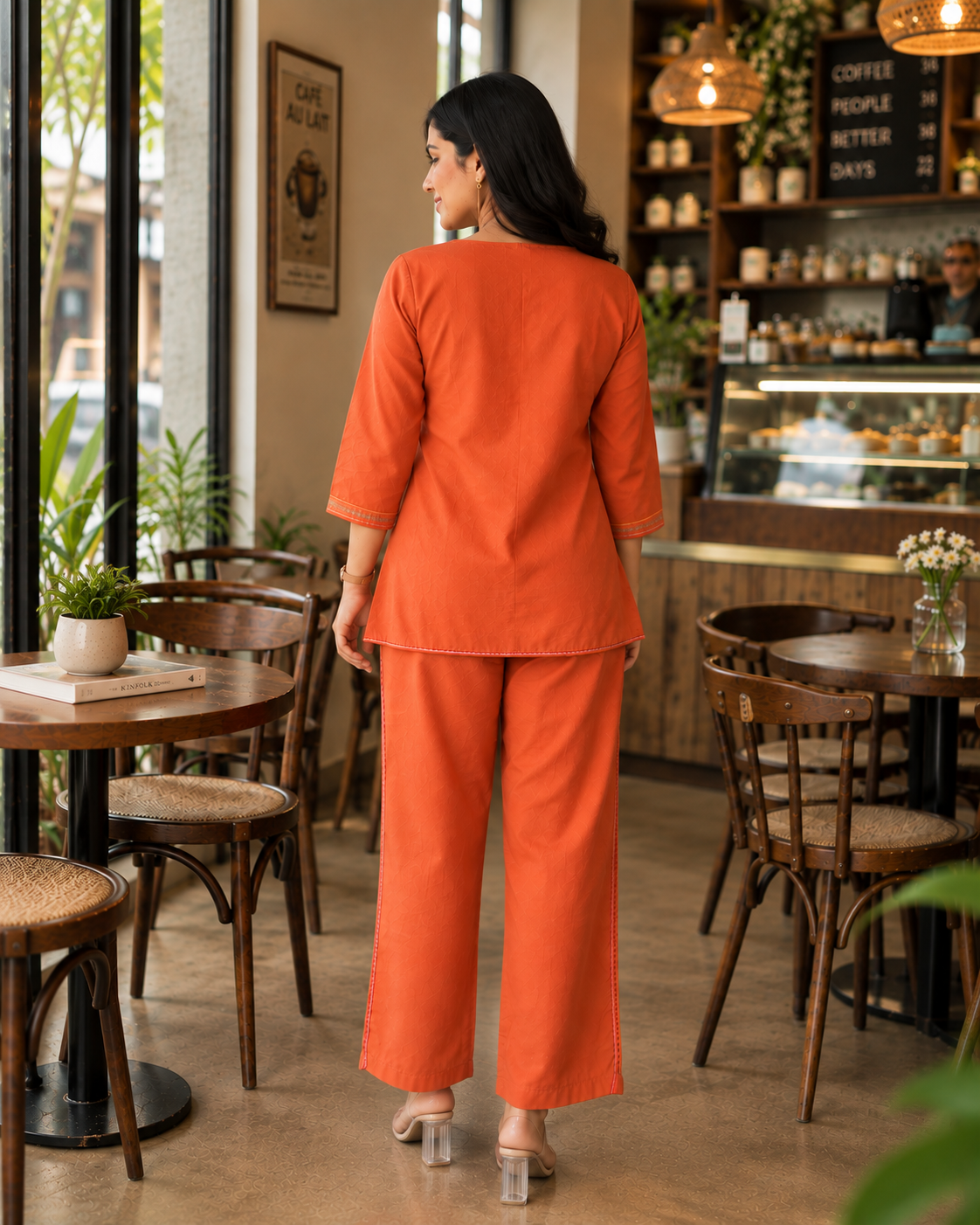 Marigold Orange Coord Set