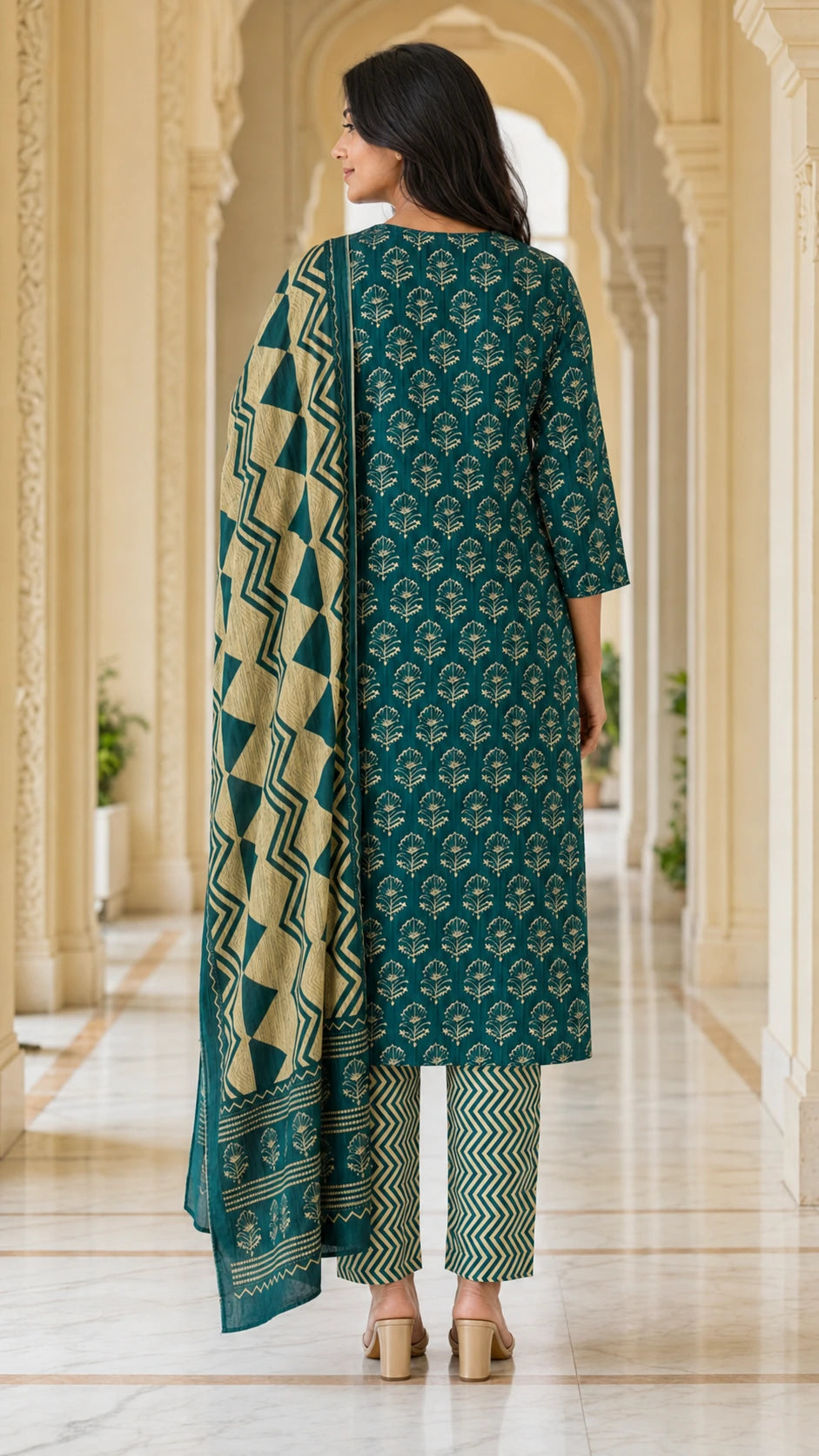 Green Naaz Kurti