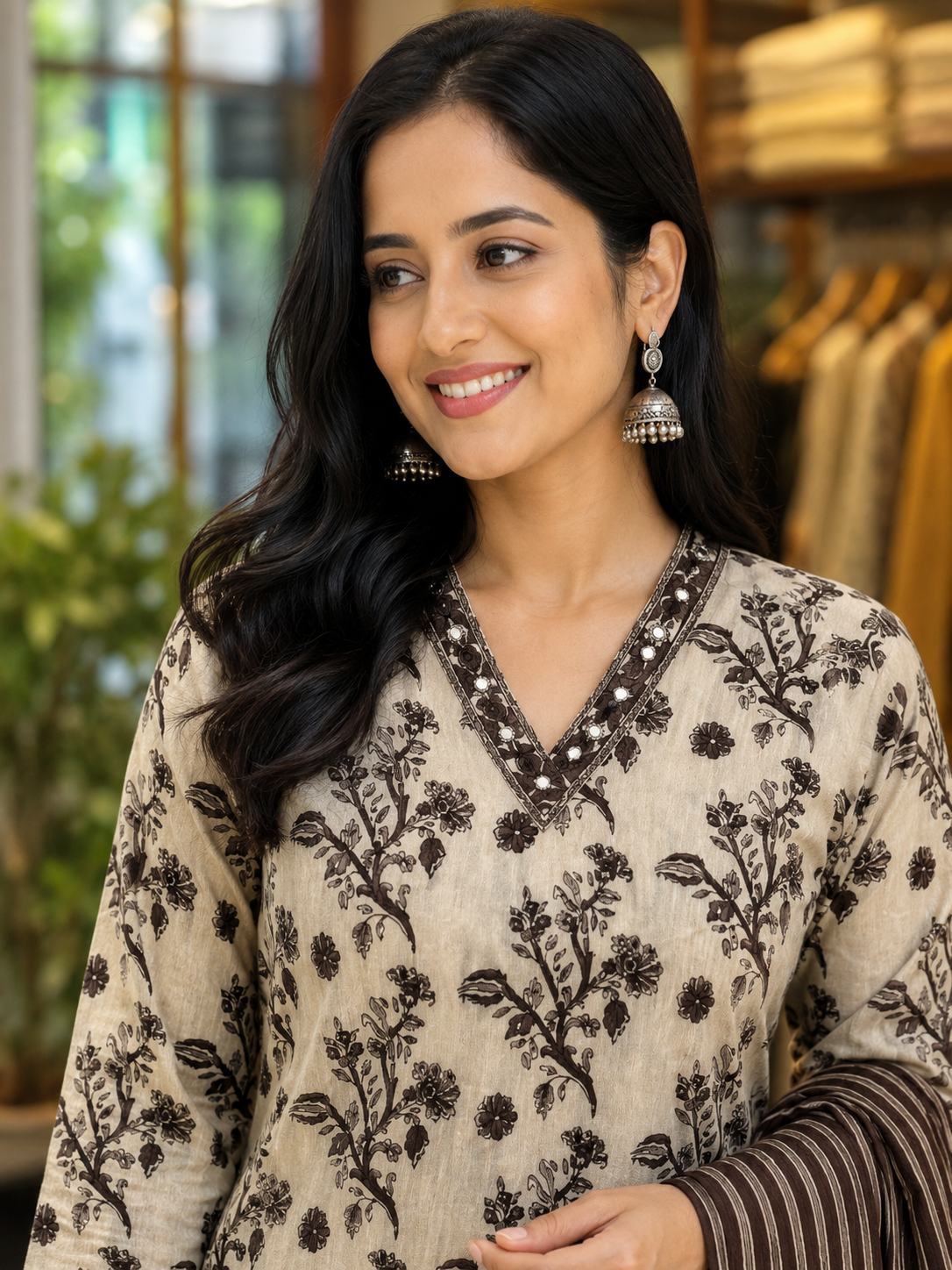 Brown Aabroo Suit Set