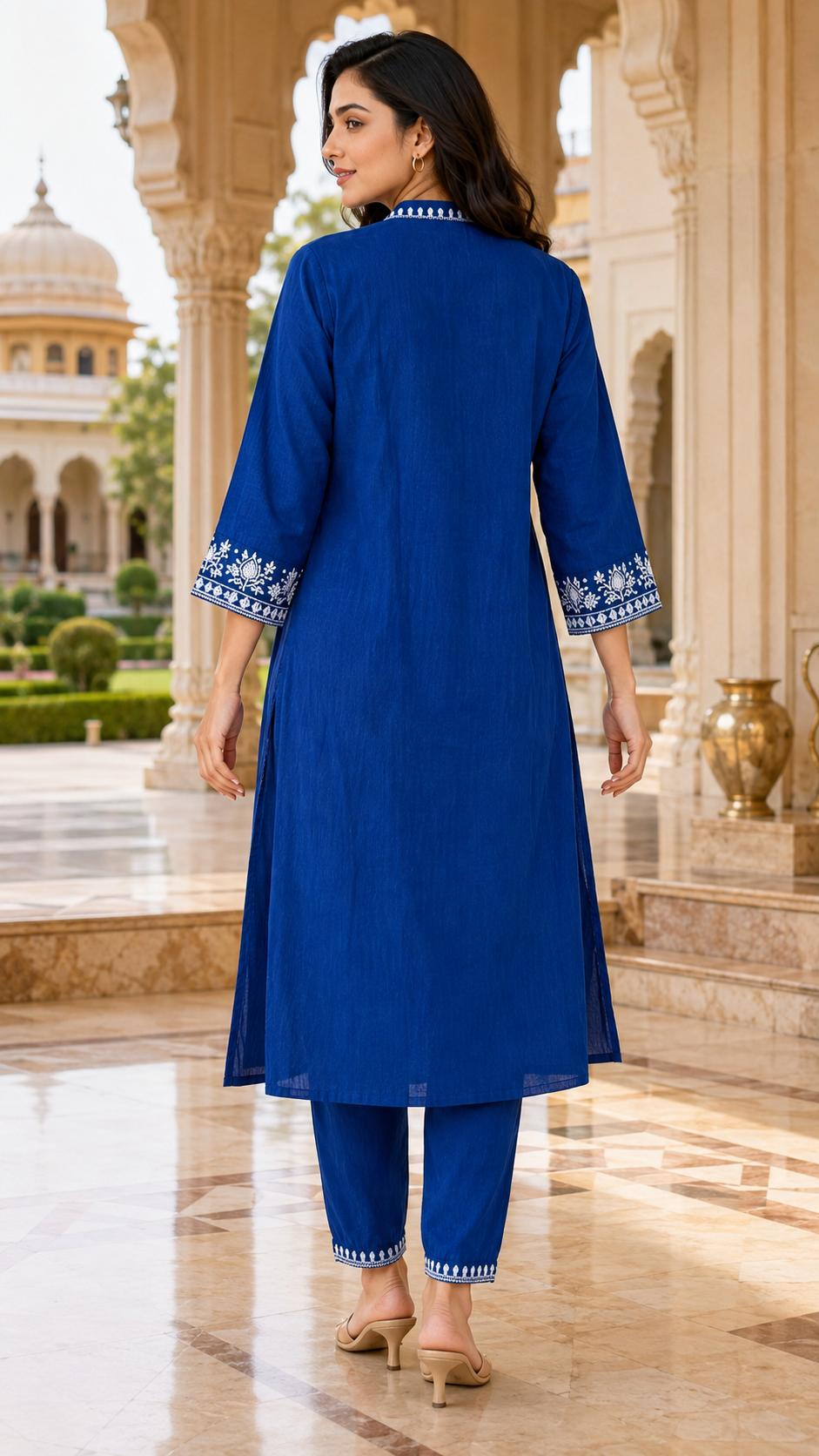 Neela Chand Kurta Set