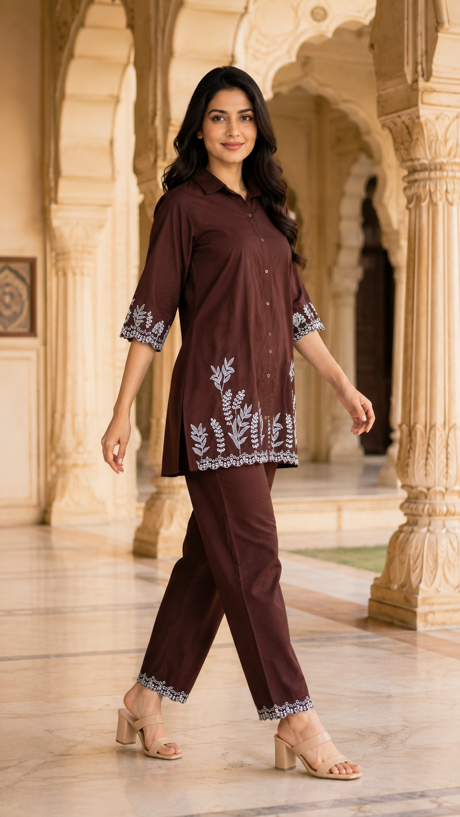 Chocolate Brown Coord Set