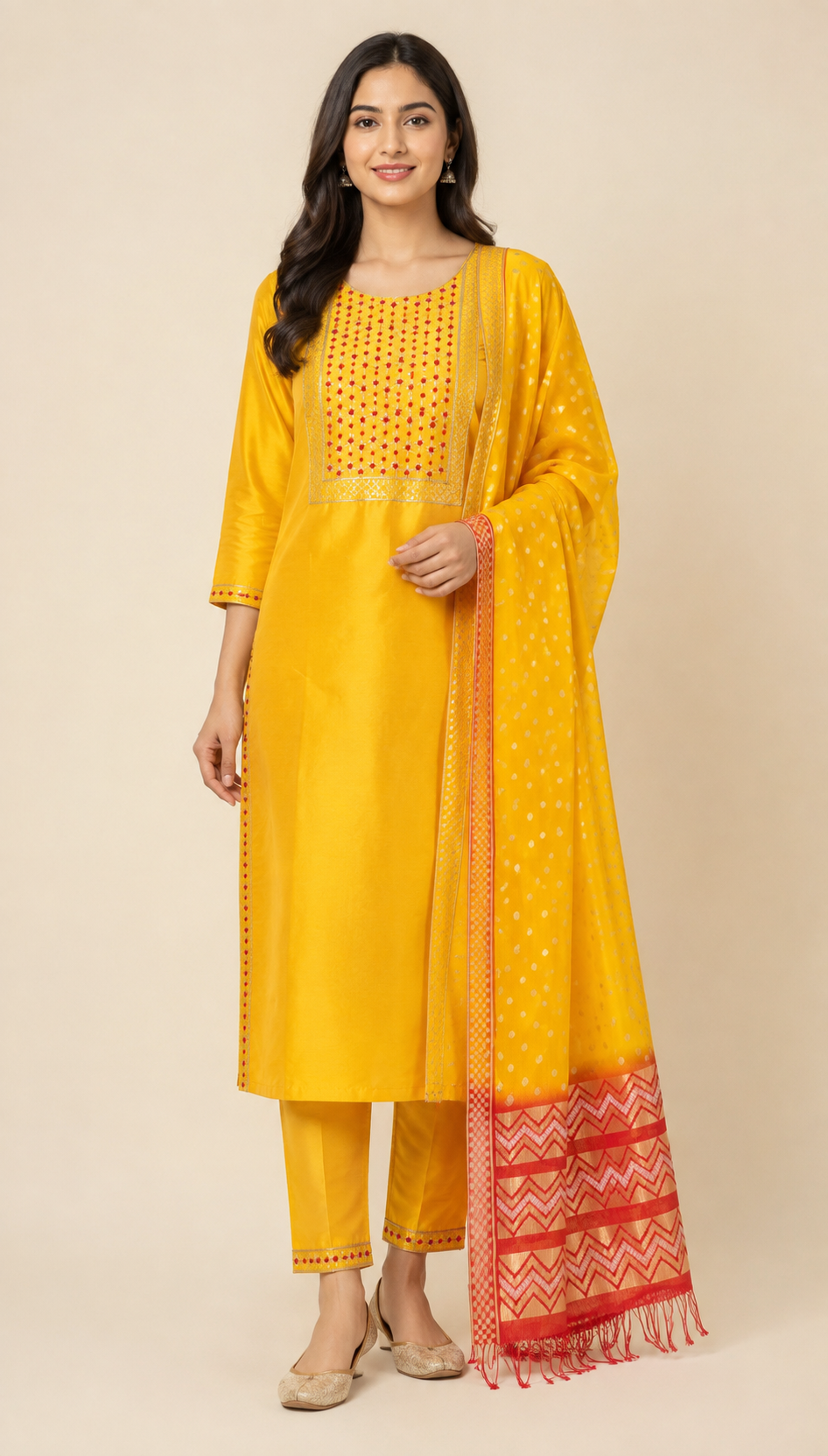 Yellow Haseen Suit Set