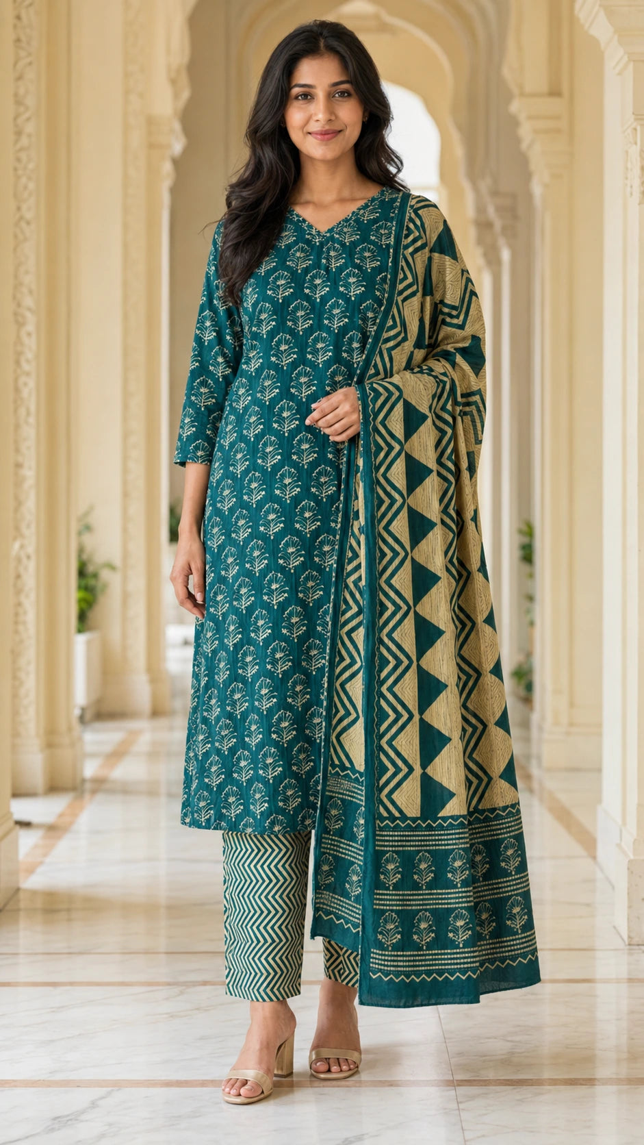 Green Naaz Kurti